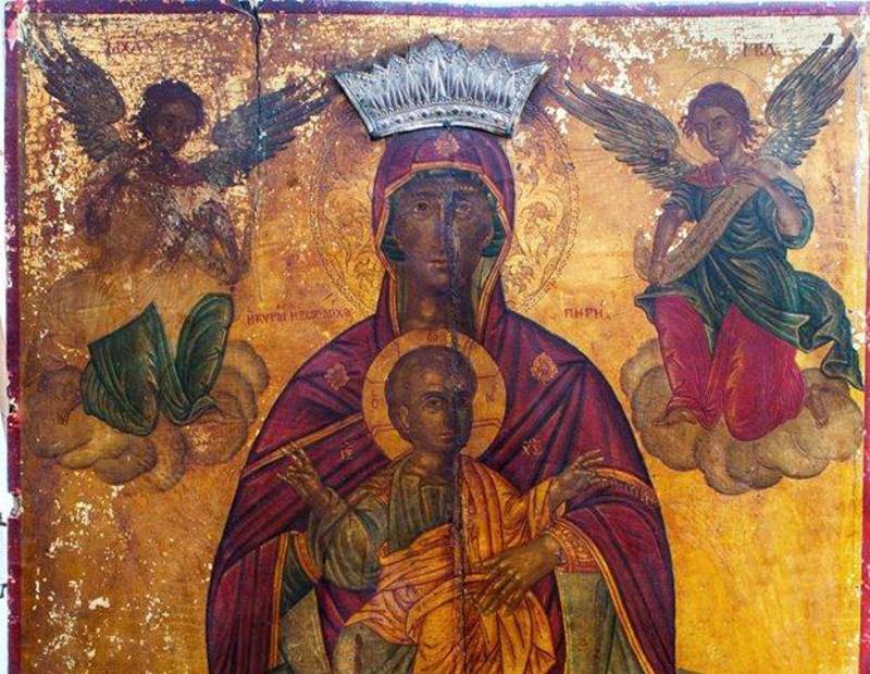 Η Παναγία Πεταλιδιώτισσα στον Αγιο Νικόλαο Φλαρίου Καλαμάτας   
