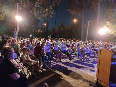 Πλήθος κόσμου στην ομιλία Κανάρη Τσίγκανου για το διάστημα