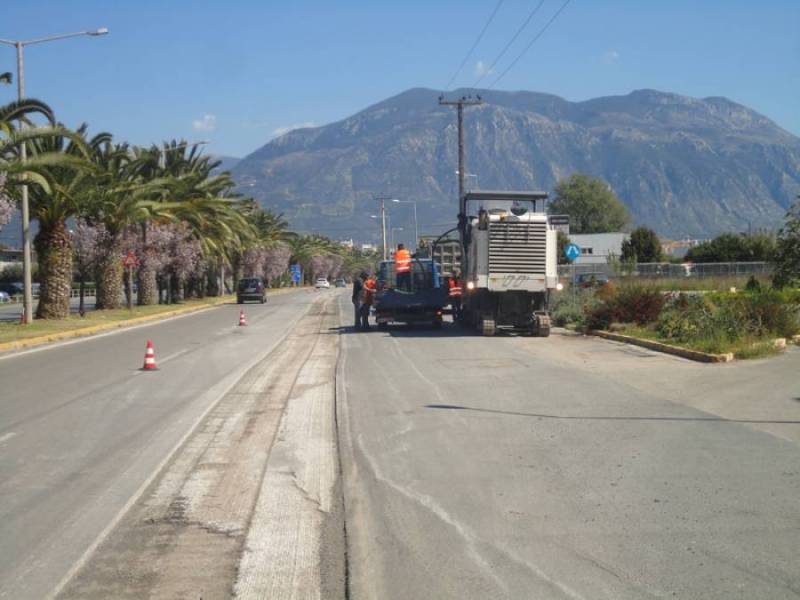 Σύμβαση για ασφαλτοστρώσεις στην Καλαμάτα