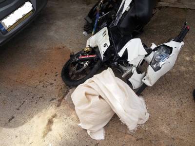 Τροχαίο με τραυματισμό στην 7η επαρχιακή έξω από τη Μεσσήνη