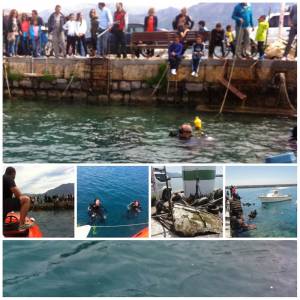 Στο πλαίσιο του προγράμματος "Let’s do it", δύτες εθελοντές καθάρισαν το λιμάνι της Καλαμάτας