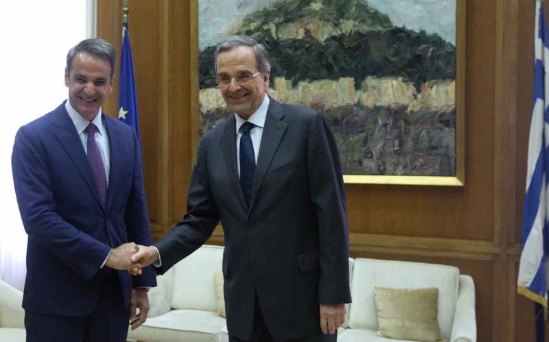 Συνάντηση Μητσοτάκη με Σαμαρά χωρίς είδηση για την θέση του Ευρωπαίου Επιτρόπου