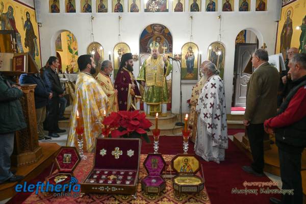 Μεσσηνία: Τίμησαν τη μνήμη του Αγίου Σάββα στην Κάτω Αμφεια (φωτογραφίες)
