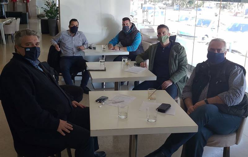 Χρυσομάλλης με Σωματείο Ξενοδοχοϋπαλλήλων Μεσσηνίας