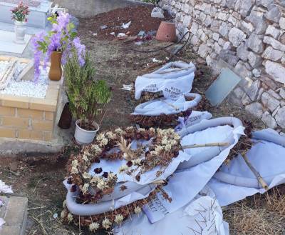 Άσχημες εικόνες στο κοιμητήριο Βασιλιτσίου