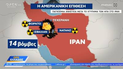 Παγκόσμια ανησυχία μετά το χτύπημα των ΗΠΑ στο Ιράν