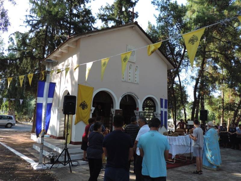 Θρησκευτική πανήγυρη στο εκκλησάκι της Αγίας Σκέπης στο Ανατολικό Κέντρο Καλαμάτας