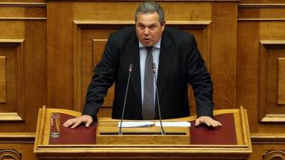 Καμμένος: Ψηφίζουμε σήμερα τον προϋπολογισμό ενός ελεύθερου κράτους