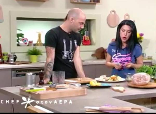 Ο σεφ του "Street pasta" σε εκπομπή του ΣΚΑΪ