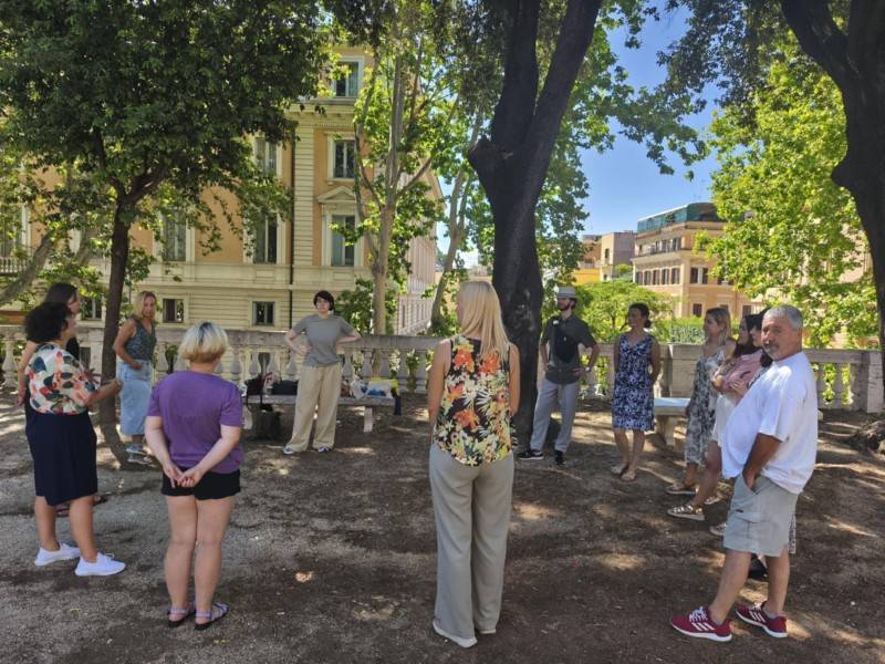 Καθηγητής του 1ου Γυμνασίου Καλαμάτας σε σεμινάριο στη Ρώμη