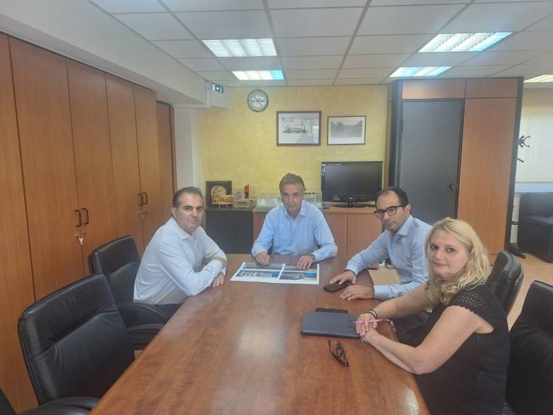 Συνάντηση Βασιλόπουλου με τη Διοίκηση των Κτιριακών Υποδομών Α.Ε. - Στο επίκεντρο έργα που αφορούν σχολικές υποδομές