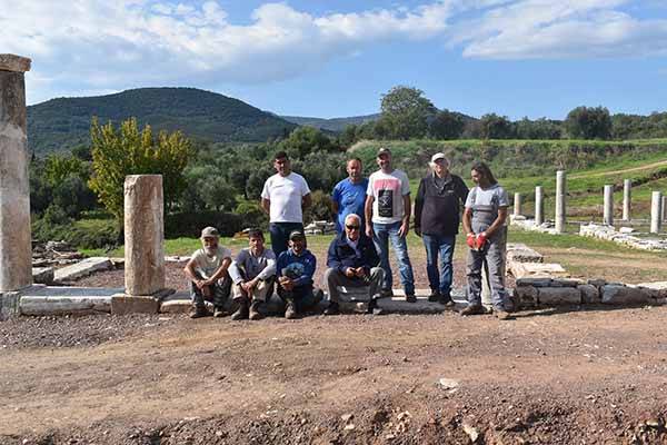 Οι αναστηλωτές της Αρχαίας Μεσσήνης
