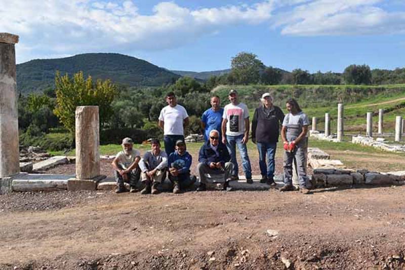 Οι αναστηλωτές της Αρχαίας Μεσσήνης
