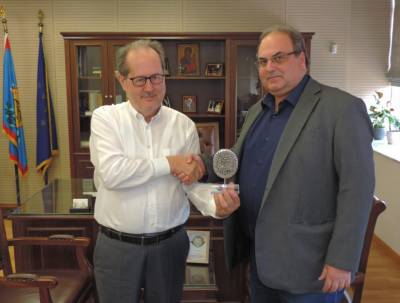 Ο δήμαρχος Χαλανδρίου στην Καλαμάτα