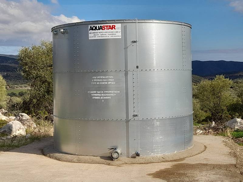 Περιφέρεια Πελοποννήσου: Ολοκληρώνεται η τοποθέτηση δεξαμενών πυρόσβεσης