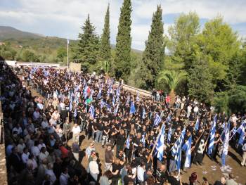Ο Λυκούργος Γαϊτανάρος στην Πηγάδα του Μελιγαλά