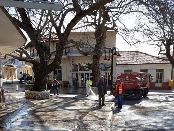 Συνεχίζονται οι απολυμάνσεις στην Τριφυλία