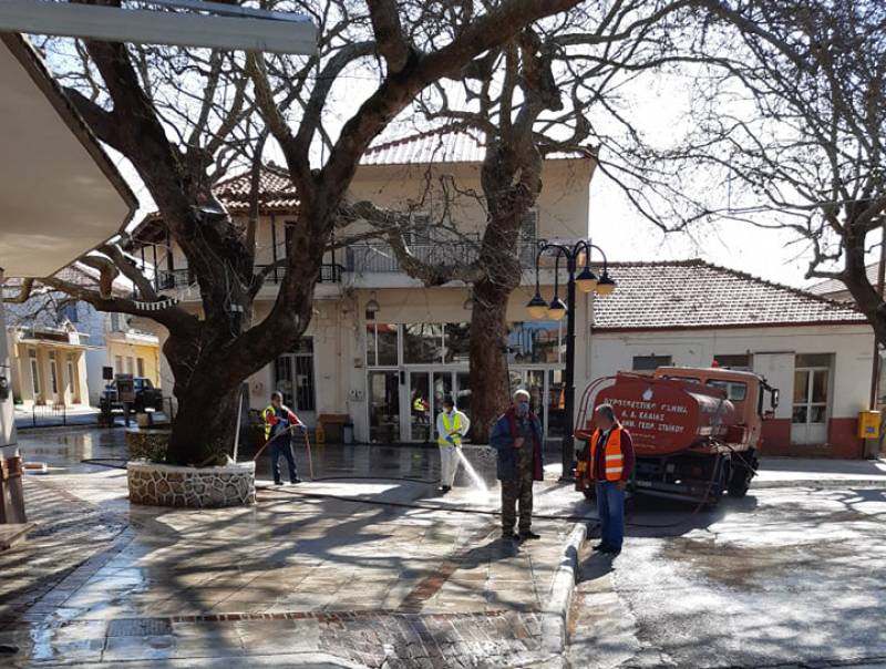 Συνεχίζονται οι απολυμάνσεις στην Τριφυλία