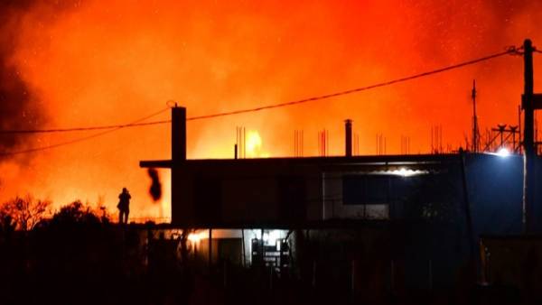 Πυρκαγιά στους Μύλους Αργολίδας