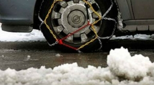 Με αλυσίδες η κυκλοφορία στον Ταΰγετο