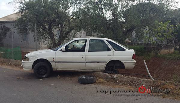 Γαργαλιάνοι: Επεσε με αυτοκίνητο σε μάντρα και μετά άναψε πούρο!