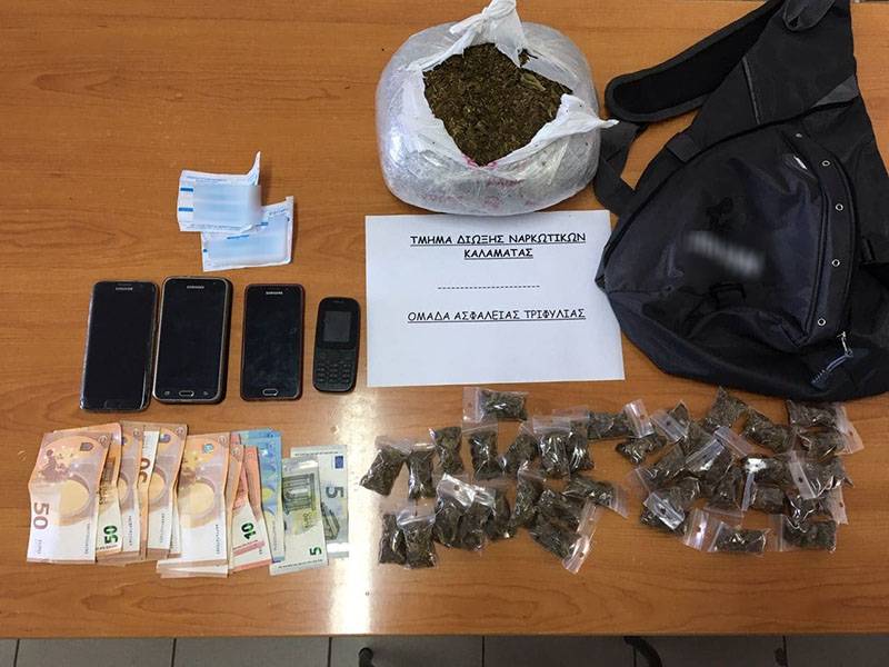 Πακιστανοί με πάνω από 1 κιλό χασίς στους Γαργαλιάνους