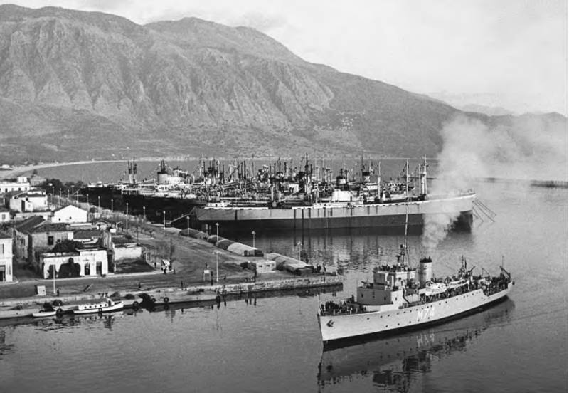 Το λιμάνι τη δεκαετία του 1950