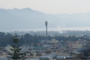 "Νέφος" πάνω από την Καλαμάτα