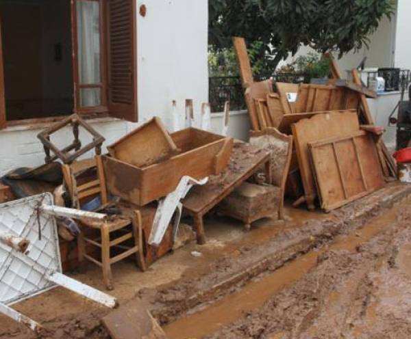 Υπόσχεση για αποζημίωση των πλημμυροπαθών της Καλαμάτας