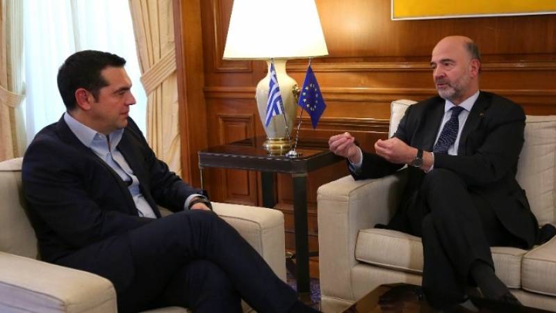 Στην Αθήνα ο Πιερ Μοσκοβισί - Συνάντηση με τον Αλέξη Τσίπρα