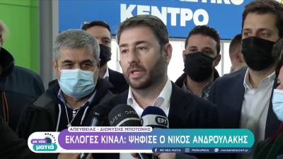 Ανδρουλάκης: Ζητώ ξανά μεγάλη συμμετοχή και καθαρή εντολή (Βίντεο)