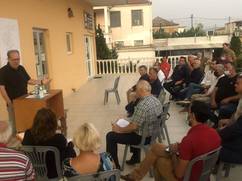 Σύσκεψη Νίκα με παράγοντες και κατοίκους στο Δώριο