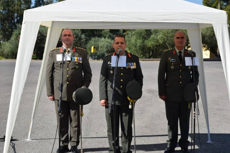Καλαμάτα: Τελετή παράδοσης - παραλαβής στην 77η Μονάδα Επιστράτευσης
