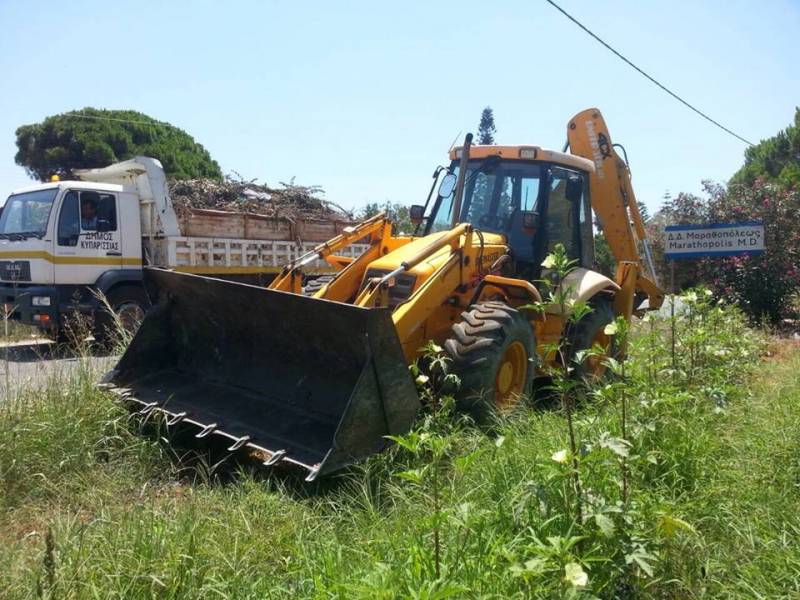 Εξόρμηση καθαριότητας χθες στη Μαραθόπολη