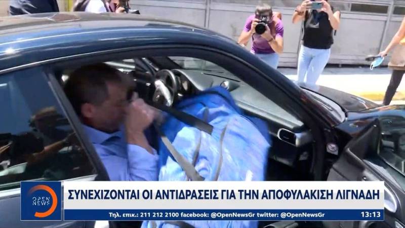 Συνεχίζονται οι αντιδράσεις για την αποφυλάκιση Λιγνάδη (βίντεο)