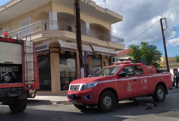 Μεσσήνη: Κινητοποίηση της Πυροσβεστικής για φωτιά σε φούρνο