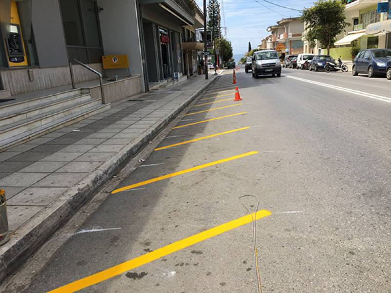 Ενστάσεις Μερκούρη για διαγραμμίσεις δρόμων της Κυπαρισσίας