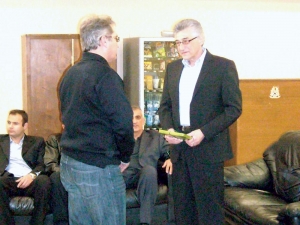 Συνάντηση πυροσβεστών με τον αρχηγό του Σώματος στην Καλαμάτα