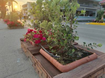 Ξεχειλισμένες ζαρντινιέρες