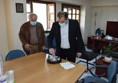 Εκοψαν πίτα στη ΔΕΥΑΚ: Έτος έργων το 2021