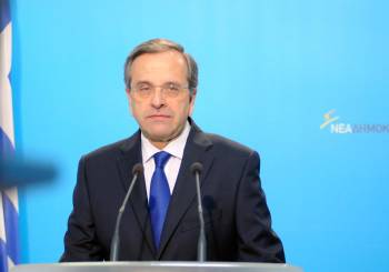 &quot;Μεγάλη εθνική συνεννόηση&quot; ζήτησε ο Σαμαράς και τάχθηκε κατά των εκλογών