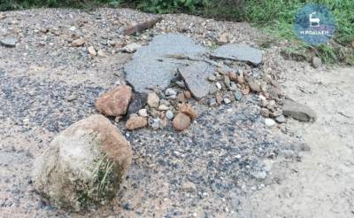 Ζημιές σε χωριά και αγροτικούς δρόμους από την κακοκαιρία στη Ρόδο