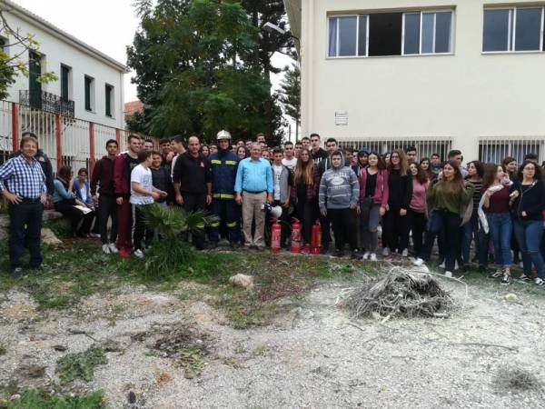 Ασκηση ετοιμότητας στο Λύκειο Γαργαλιάνων