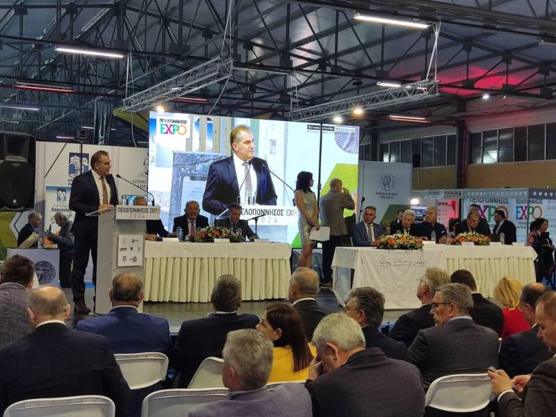 Χαιρετισμός Βασιλόπουλου στην “Πελοπόννησος EXPO”