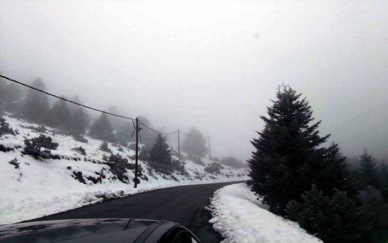 Σε Αρκαδία και Κορινθία τα περισσότερα προβλήματα λόγω χιονιού