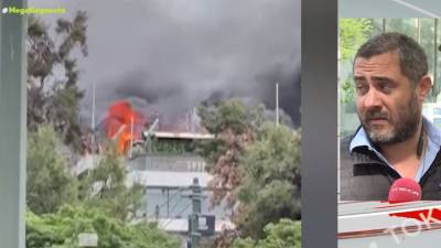 Βίντεο ντοκουμέντο από τη φωτιά σε γνωστό μπαρ – εστιατόριο στο Καλλιμάρμαρο