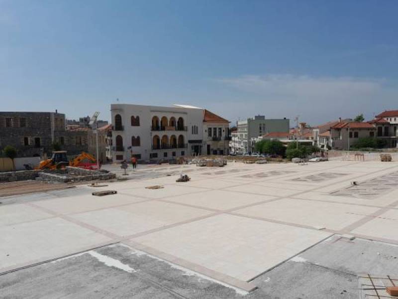 Νέα παράταση ανάπλασης πλατείας Υπαπαντής
