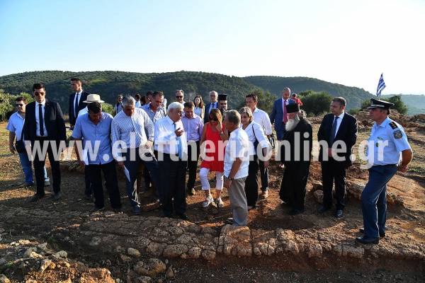 Ο Πρόεδρος της Δημοκρατίας στην ανασκαφή της Ικλαινας στη Μεσσηνία (βίντεο-φωτογραφίες)