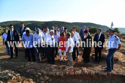 Ο Πρόεδρος της Δημοκρατίας στην ανασκαφή της Ικλαινας στη Μεσσηνία (βίντεο-φωτογραφίες)