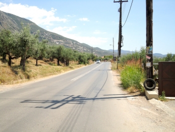 Διαπλάτυνση του δρόμου στη Βέργα